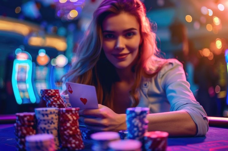 Studio dealer profesional dengan kamera multi-sudut Studio dealer langsung Game Arcade ninja88